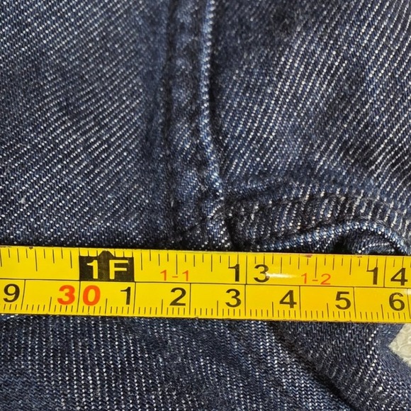 Gap Womens 32 Tall Mid Rise UltraSoft Baggy Jeans Dark Wash - Picture 9 of 16